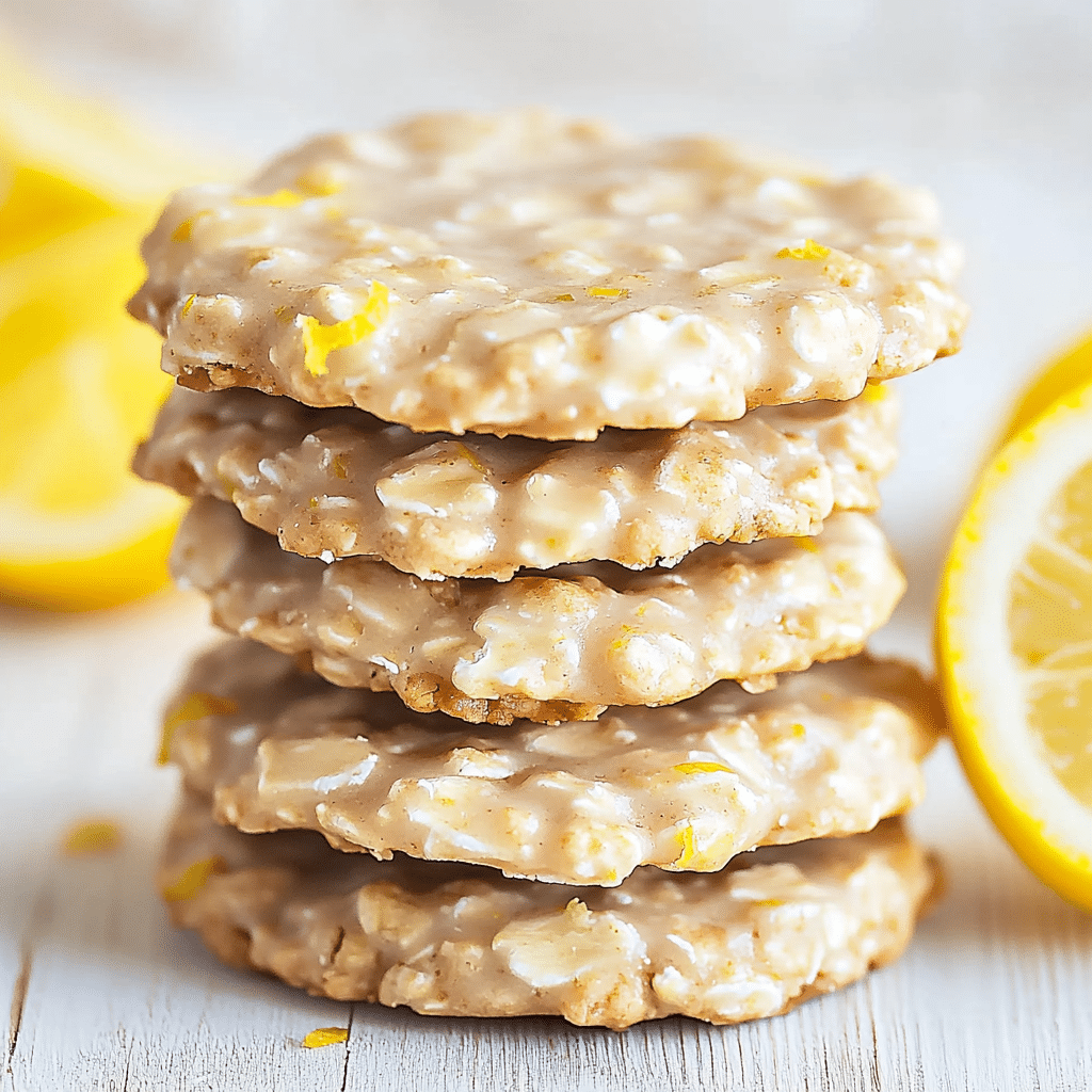 3 Ingredient Lemon No Bake Oatmeal Cookies You’ll Make Again and Again 7 3 ingredient lemon no bake oatmeal cookies