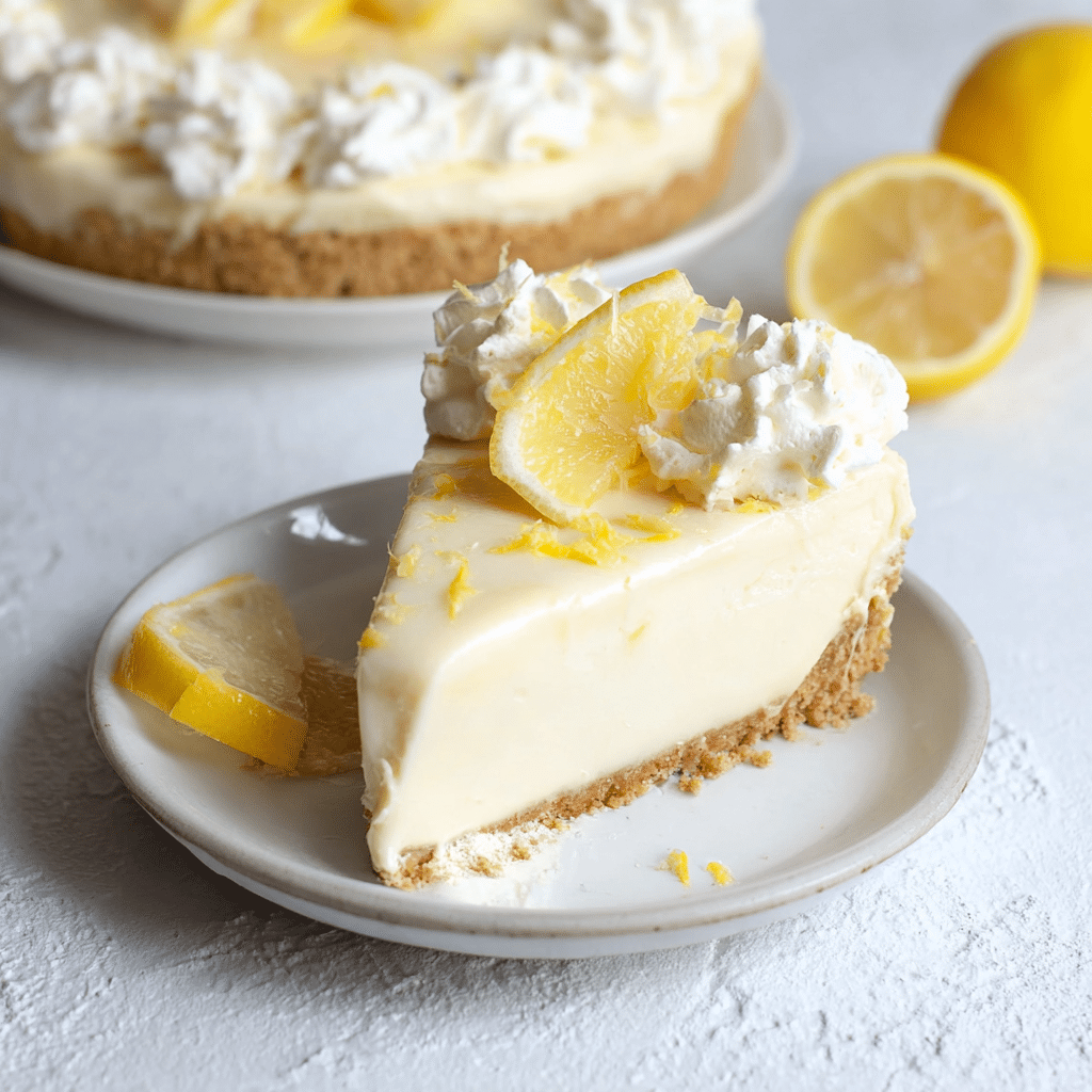 4 Ingredient No Bake Lemon Cheesecake – Easy, Creamy, and Zesty 6 4 Ingredient No Bake Lemon Cheesecake