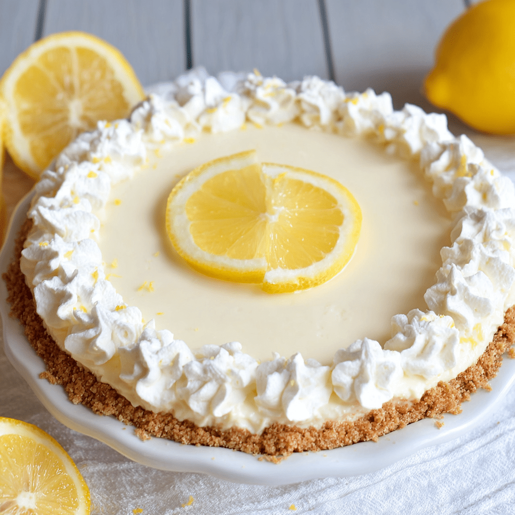 4 Ingredient No Bake Lemon Cheesecake – Easy, Creamy, and Zesty 5 4 Ingredient No Bake Lemon Cheesecake
