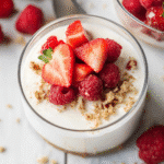 High-Protein No-Bake Cheesecake: A Creamy, Guilt-Free Indulgence 5 High-Protein No-Bake Cheesecake in Mason Jar