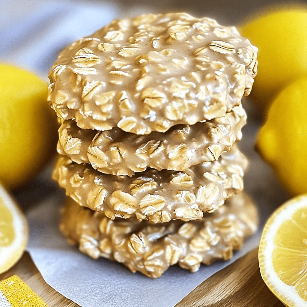 Lemon Oatmeal No Bake Cookies: A Zesty Twist on a Classic Treat 6 Lemon Oatmeal No Bake Cookies