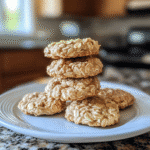 Recipe for No Bake Lemon Oatmeal Cookies: Zesty, Chewy & No Oven Needed 5 recipe for no bake lemon oatmeal cookies on plate