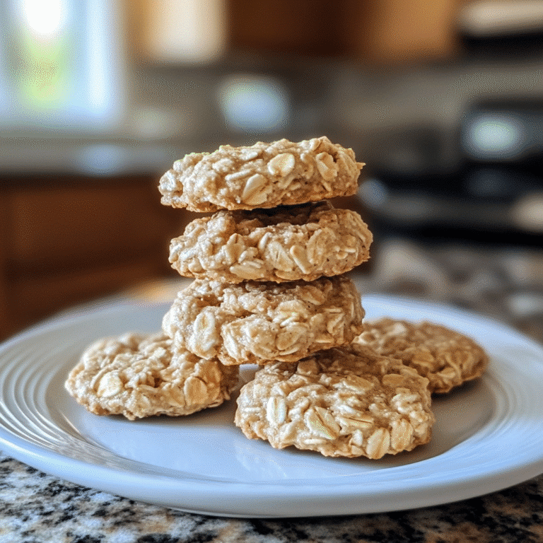 Recipe for No Bake Lemon Oatmeal Cookies: Zesty, Chewy & No Oven Needed 9 recipe for no bake lemon oatmeal cookies on plate