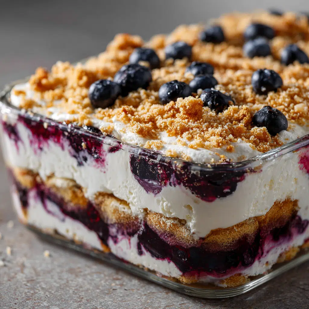 Vegan Blueberry Crumble Tiramisu – A Fruity, Creamy No-Coffee Delight 6 Vegan Blueberry Crumble Tiramisu