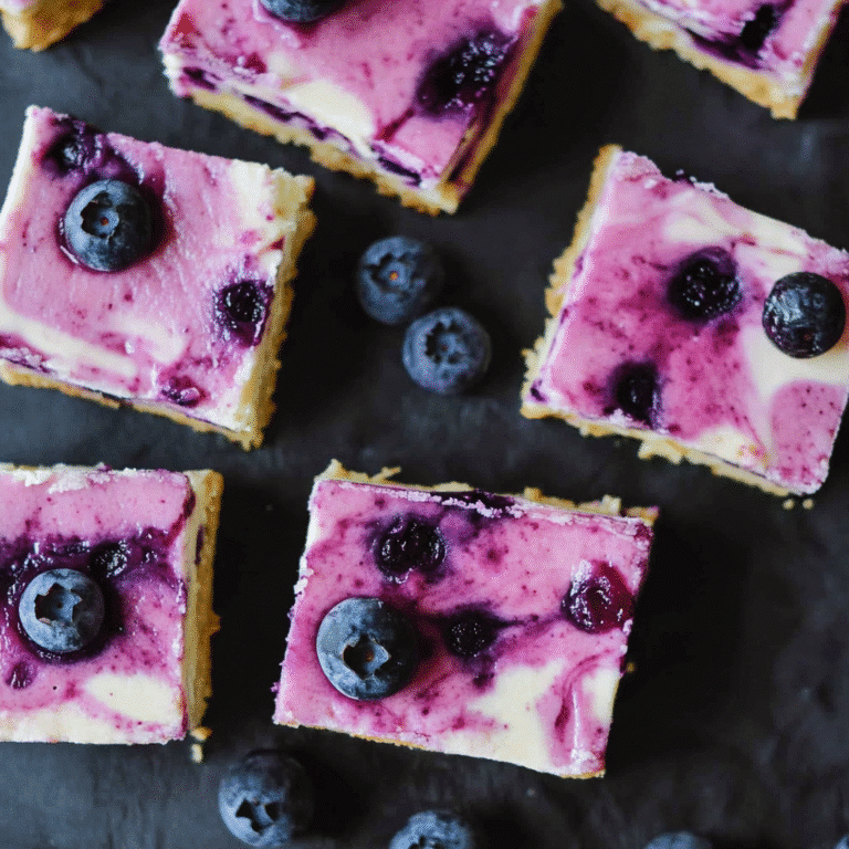 Blueberry Cheesecake Bars No Bake – Easy, Creamy & Irresistible! 85 blueberry cheesecake bars no bake