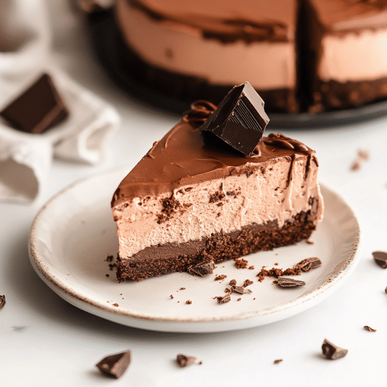 Chocolate No Bake Cheesecake Recipe – Easy, Creamy & Rich 89 chocolate no bake cheesecake