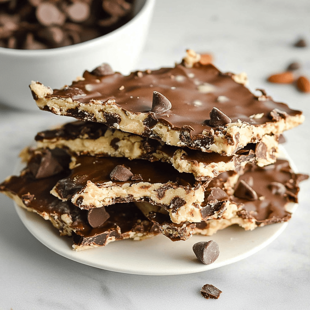 Cottage Cheese Cookie Dough Bark: Easy No-Bake Protein Treat 7 Serving cottage cheese cookie dough bark
