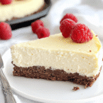 No Bake Cottage Cheesecake – Creamy, Easy & Protein‑Rich 7 No bake cottage cheesecake on cake stand with berries