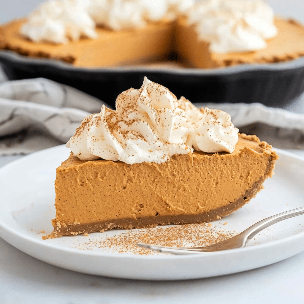 No Bake Pumpkin Pie – Easy, Creamy, and Perfect for Fall 6 no bake pumpkin pie