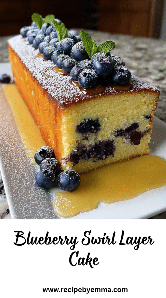 Blueberry Swirl Layer Cake 88 Blueberry Swirl Layer Cake