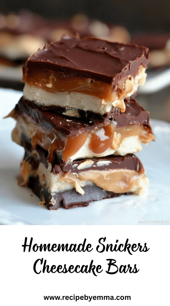 Homemade Snickers Cheesecake Bars 76 Homemade Snickers Cheesecake Bars