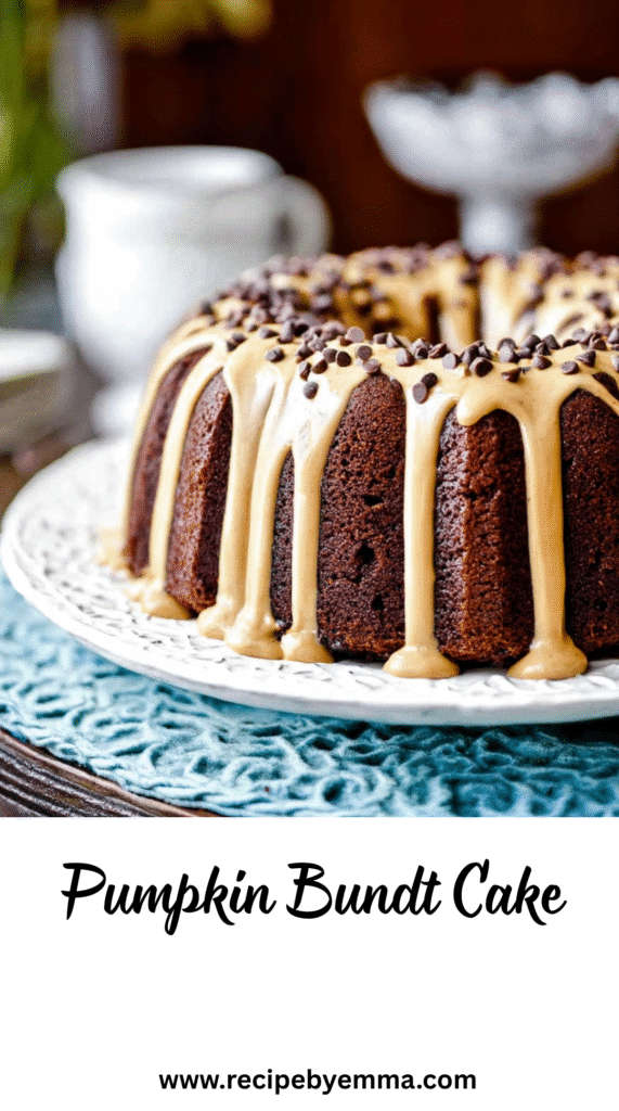 Pumpkin Bundt Cake with Cinnamon Pumpkin Cream Cheese Glaze 120 Pumpkin Bundt Cake