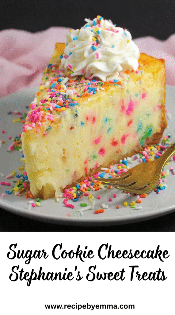 Sugar Cookie Cheesecake 136 Sugar Cookie Cheesecake Stephanies Sweet Treats