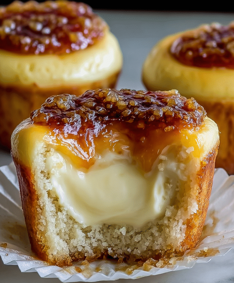 Vanilla Bean Crème Brûlée Cupcakes