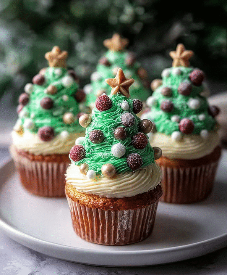 Christmas Tree Cupcakes