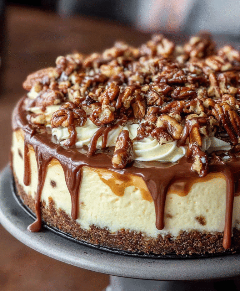 Turtle Fudge Brownie Cheesecake