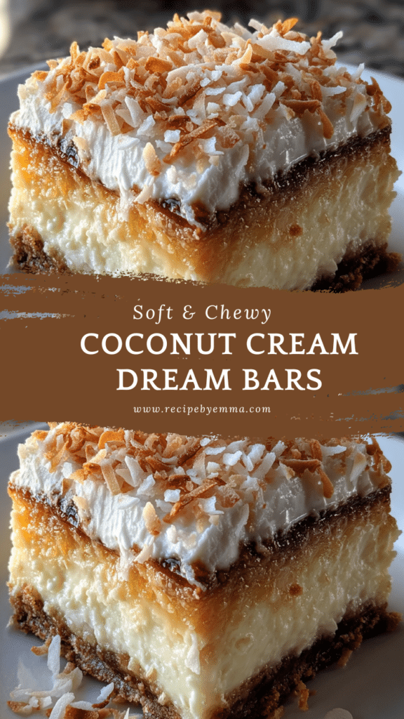 Easy Coconut Cream Dream Bars – Creamy No-Fuss Summer Dessert 74 Coconut Cream Dream Bars