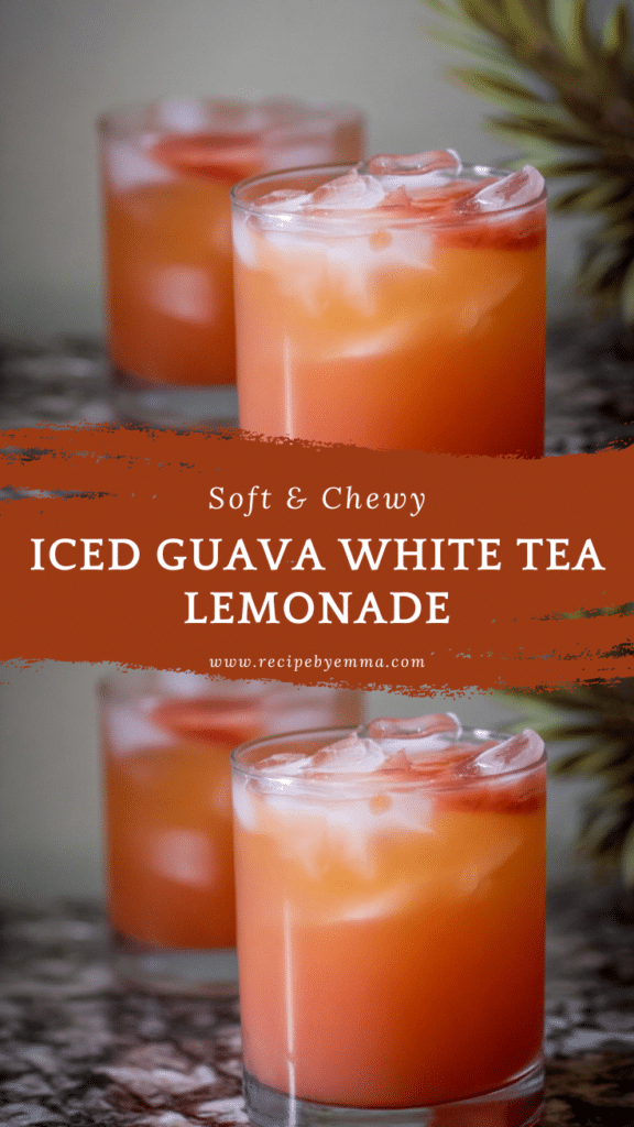 Easy Iced Guava White Tea Lemonade – Refreshing Homemade Tropical Drink 52 Iced Guava White Tea Lemonade