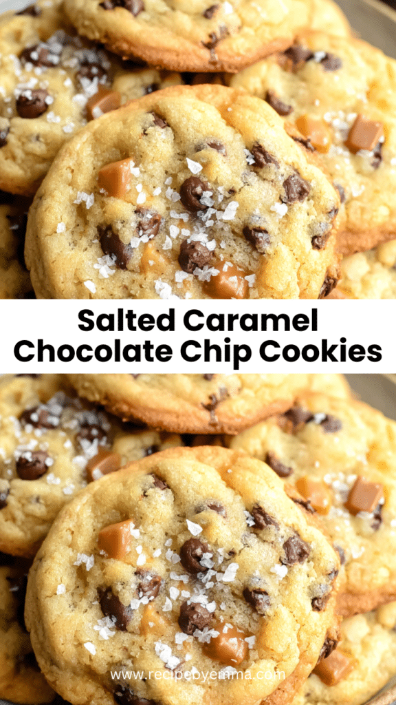 Easy Salted Caramel Chocolate Chip Cookies – Soft, Chewy, and Perfectly Sweet 88 Salted Caramel Chocolate Chip Cookies