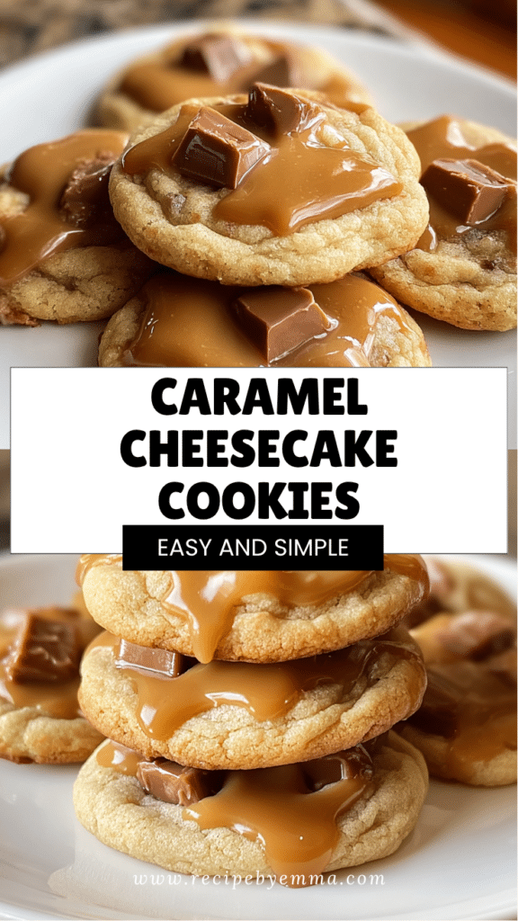 Copycat Crumbl Caramel Cheesecake Cookies – Soft, Chewy, and Decadent 56 Caramel Cheesecake Cookies