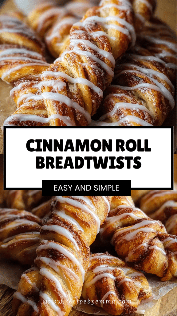 Easy Cinnamon Roll Breadtwists – Sweet & Fluffy Breakfast Treats 72 Cinnamon Roll Breadtwists