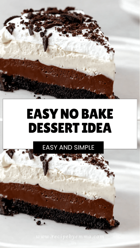 Easy No-Bake Chocolate Oreo Lasagna – Creamy Layered Dessert Idea 100 Easy No Bake Dessert Idea
