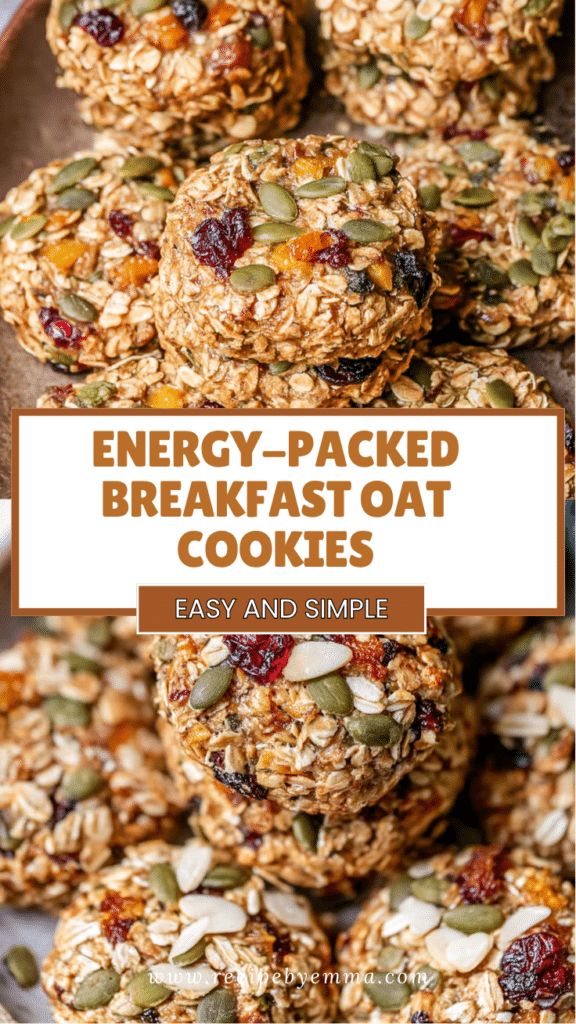 Easy Energy-Packed Breakfast Oat Cookies – Healthy, Quick, and Delicious 80 Energy Packed Breakfast Oat Cookies