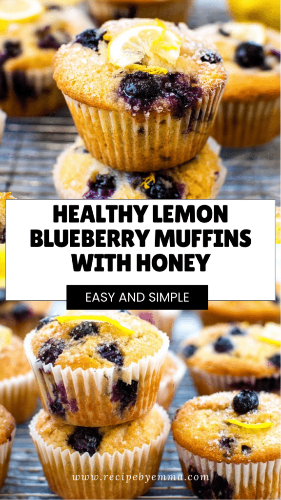 Healthy Lemon Blueberry Muffins with Honey – Gluten-Free & Moist 84 Healthy Lemon Blueberry Muffins with Honey