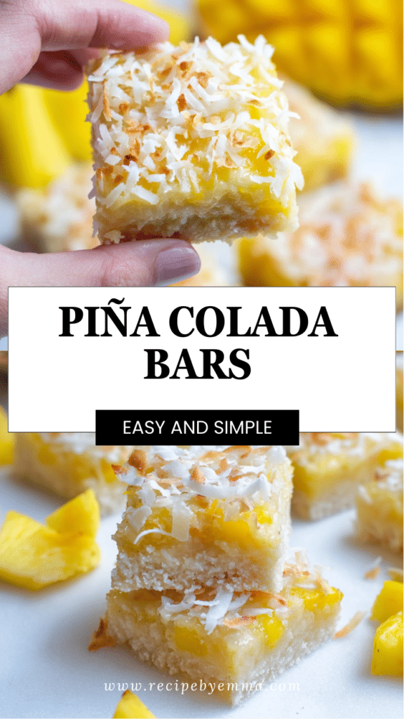 Easy Piña Colada Bars Recipe – Gluten-Free Tropical Dessert Bars 84 Pina Colada Bars