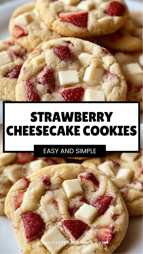 Strawberry Cheesecake Cookies – Soft & Creamy Pressure Cooker Dessert 64 Strawberry Cheesecake Cookies