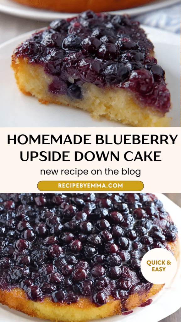 Best Homemade Blueberry Upside Down Cake – Easy Fruity Dessert with Jammy Topping 84 Best Homemade Blueberry Upside Down Cake
