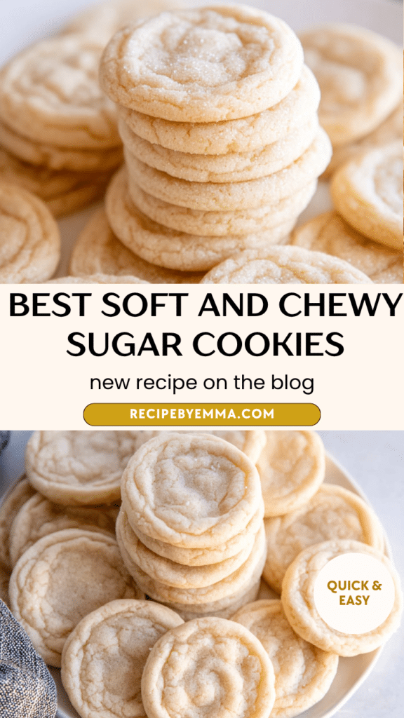 Soft and Chewy Sugar Cookies – Easy Homemade Holiday Treats 72 Best Soft and Chewy Sugar Cookies