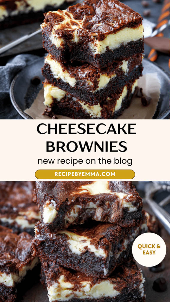 Cheesecake Brownies – Fudgy, Creamy, and Irresistible Dessert 88 Cheesecake Brownies 1