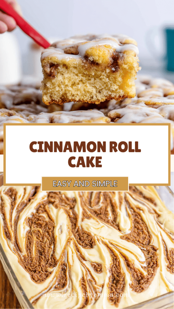 Homemade Cinnamon Roll Cake Recipe – Soft, Swirly, and Glazed Perfection 40 Cinnamon Roll Cake