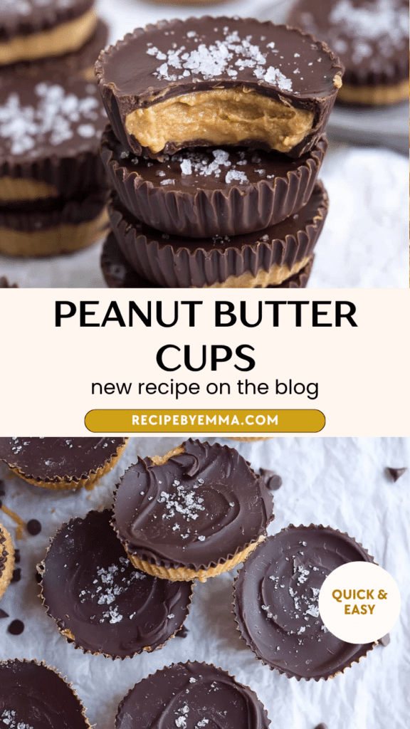 Easy Homemade Reese’s Peanut Butter Cups – Better Than Store-Bought Treats 58 Peanut Butter Cups