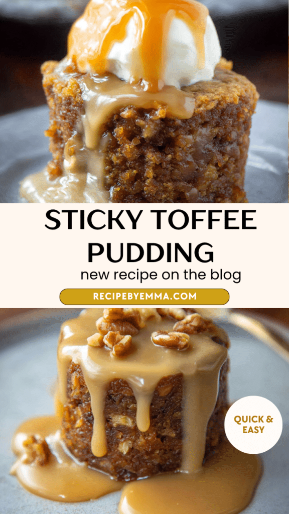 Best Sticky Toffee Pudding Recipe – Moist Date Cake with Buttery Toffee Sauce 106 Sticky Toffee Pudding