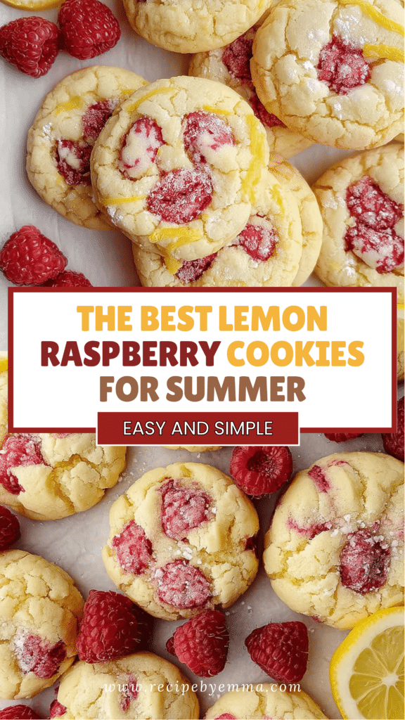 Easy Lemon Raspberry Cookies – Soft, Chewy, and Bursting with Citrus Flavor 92 The Best Lemon Raspberry Cookies for Summer